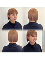 ガーランド (Garland)&nbsp;切りっぱなしボブ/暖色カラー/前髪/原宿神宮前