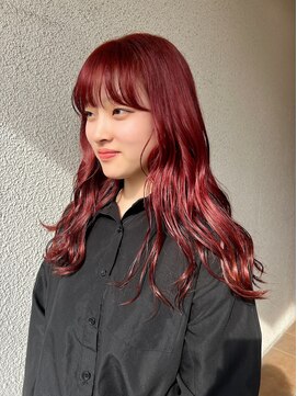 ビグディーサロン 武庫川(BIGOUDI salon) ボルドーカラー