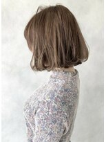 アン センター南(un)&nbsp;くすみカラー＋重ためボブ【センター南髪質改善オージュア】