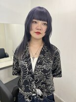 ジーナ オモテサンドウ(XENA) ラベンダー×レイヤーカット(表参道)