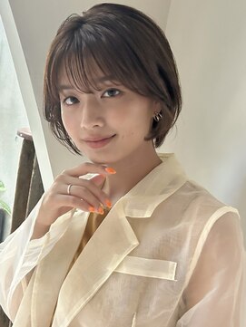 コクーン(Cocoon) 美人ショート#黒髪#ボブルフ#小顔#ネビージュ#ワンレン