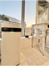 最新空気清浄機、アロマフレグランス精製機で心もリフレッシュ。