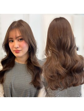 アリュウル 表参道(ALLURE) 春にぴったりショコラベージュ×毛先重めウェーブ◎佐藤