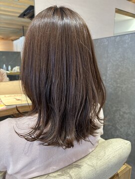 ブルーム ヘア デザイン ドゥーエ(bloom hair design due) ラベンダー×くびれミディ【髪質改善/美髪/似合わせカット】