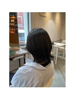 エン(En,)&nbsp;◯グレージュ＊切りっぱなしボブ◯