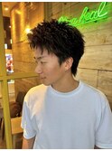 メンズショートパーマスタイル