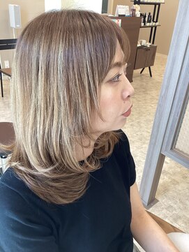 フランヘア 新宮店(Flan hair) 横顔美人フェイスレイヤー