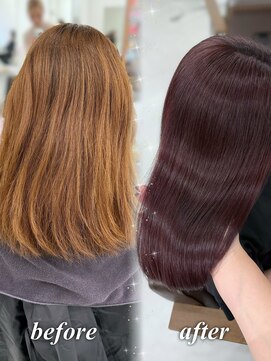 ハピネス 梅田茶屋町店(HAPPINESS) 韓国風/レイヤーカット/顔周り/顔まわり/髪質改善/ベージュ