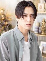 カバーヘア ブリス 北浦和(COVER HAIR bliss)&nbsp;デコ出しツーブロック黒髪テクノカットa北浦和20代30代40代