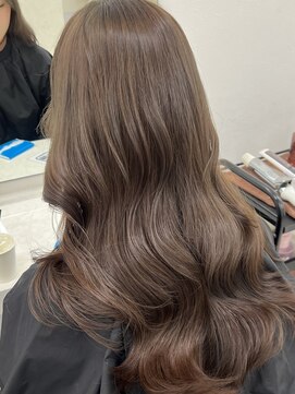 アイトーキョーエス 渋谷(AI TOKYO S) ブリーチなしダブルカラーオリーブブラウンオリーブカラー渋谷