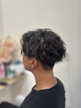 ツイストスパイラル×ハイライト/メッシュ