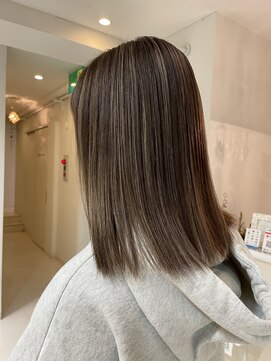 ベージュ系外国人風ハイライト