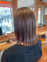 DAMANI 表参道 髪質改善/ヘッドスパ/ハイライト/白髪染め/白髪ぼかし/縮毛矯正&nbsp;似合わせカット/ミディアムレイヤーカット[表参道駅]