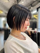 ワンバイジエクト 梅田&nbsp;似合わせショート/ココアグレージュ/ショートボブ