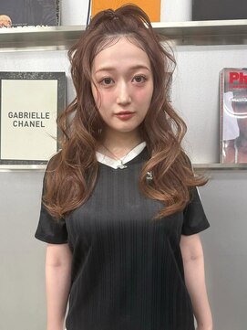 ペレ 梅田(PELE) 着物ヘア/大人ガーリー/ダークアッシュ/似合わせカット/大阪梅田