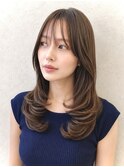 顔周りレイヤー×くびれミディ【新越谷/南越谷/越谷】
