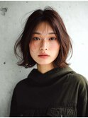 ピンクベージュ/アンブレラカラー/クールショート/前髪/表参道