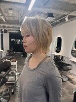 アフィナー 新宿(Afinar)&nbsp;ブリーチハイライト髪質改善ダブルカラーレイヤーカット/新宿