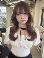 ヴィンスジオ 岐阜駅南(vince gio)&nbsp;ブリーチなしダブルカラー/ロングレイヤー/レイヤーカット