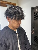 リフル 八王子(RIFULL)&nbsp;メンズパーマ　ツイスパ　波巻き　メンズバレイヤージュ