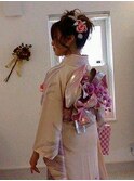 成人式セット・着付け［可憐な乙女］