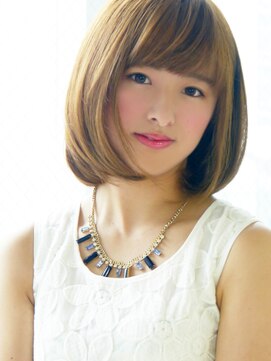 ヘア ジュレ ドゥ(hair jurer deux) 【ヘアジュレドゥ 花井】 モテ大人可愛いナチュラルボブ