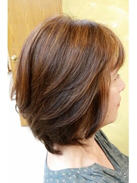 タバサ(tabasa) 明るい白髪カラー☆タバサ・デザインカラー☆ ハイライト