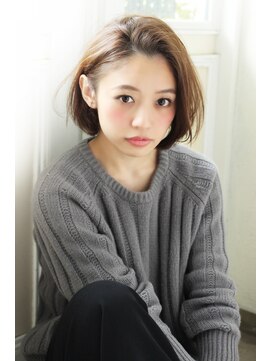 アンアミ オモテサンドウ(Un ami omotesando) 【Un ami】スタイリング簡単 ふわっとボブパーマ(増永剛大)