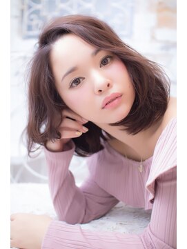 ロンド 銀座(Lond) 【Lond】 大人可愛いフェミニンボブスタイル