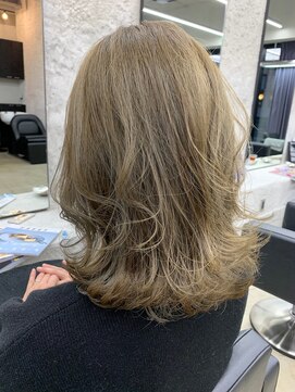 ランズ(LANDS) 【LANDS】イルミナ/ライトグレージュ/シフォンロブ/韓国風