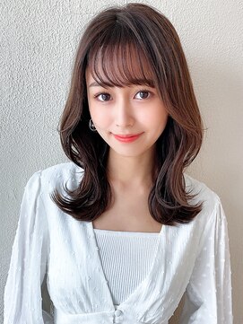 アフロート エル 錦糸町(AFLOAT L) 大人可愛い/透け感/前髪/小顔/くびれミディ/ラベンダーカラー