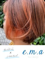 エマヘアデザイン(e.m.a Hair design) オレンジベージュ