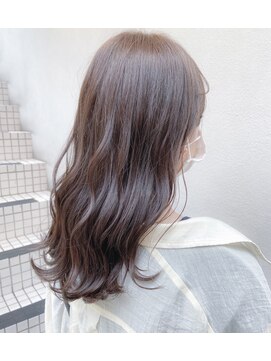 モルニ(MORNI) モカブラウン_マロンベージュ Aラインボブ かきあげ