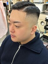 銀座マツナガ 浅草店&nbsp;スキンフェードアイロンパーマ　短髪ビジネス人気　20代30代