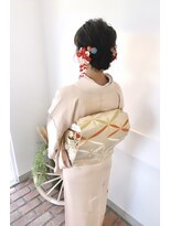 ロアールメイ(LOAOL mei)&nbsp;アップスタイル／訪問着／結婚式