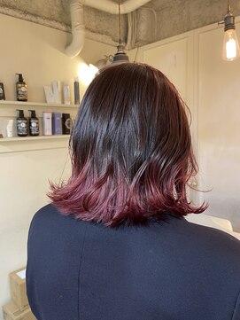 ロロ(ro-ro) 【恵比寿ro-ro】裾カラー×ピンクベージュ