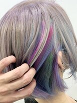 ラビス 浦和(Lovis) デザインカラー/レイヤーカット/ウェットヘア/夏のヘアアレンジ