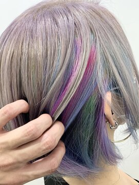 ラビス 浦和(Lovis) デザインカラー/レイヤーカット/ウェットヘア/夏のヘアアレンジ