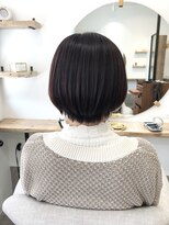 シア 新越谷店(SHEER)&nbsp;ナチュラルショート×ミルキーピンク