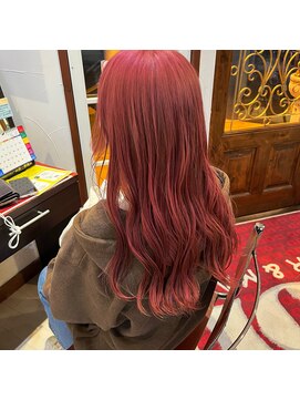 ゴッドヘアーアンドメイク 高崎店(GOD Hair&Make) 巻き髪ピンク