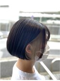 ミニボブ＋インナーカラー