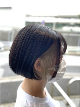 リッシュ 東松戸店(RISHE) ミニボブ+インナーカラー
