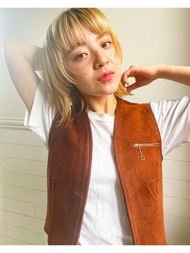 ディッセンバー 渋谷(December) 顔まわりがかわいいウルフミディアムDecember/徳永恵里