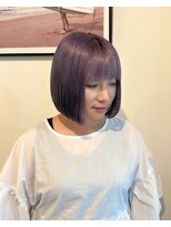 マリン(Marine)&nbsp;20代30代バイオレットぱつっとボブショート