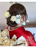 成人式タイトアレンジ