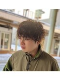 マッシュウルフスパイラルパーマ
