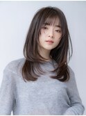 レイヤーカット似合わせカットナチュラルカラー小顔前髪