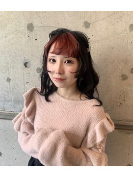 エミュ 天文館店(eMu) レイヤースタイル×黒ピンク