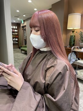 インビテーション 名古屋(invitation) ピンクカラー（ブリーチ必須）