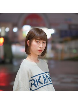 ヘアデザイン シュシュ(HAIRDESIGN Chou Chou produce by ORANGE) シンプルボブ